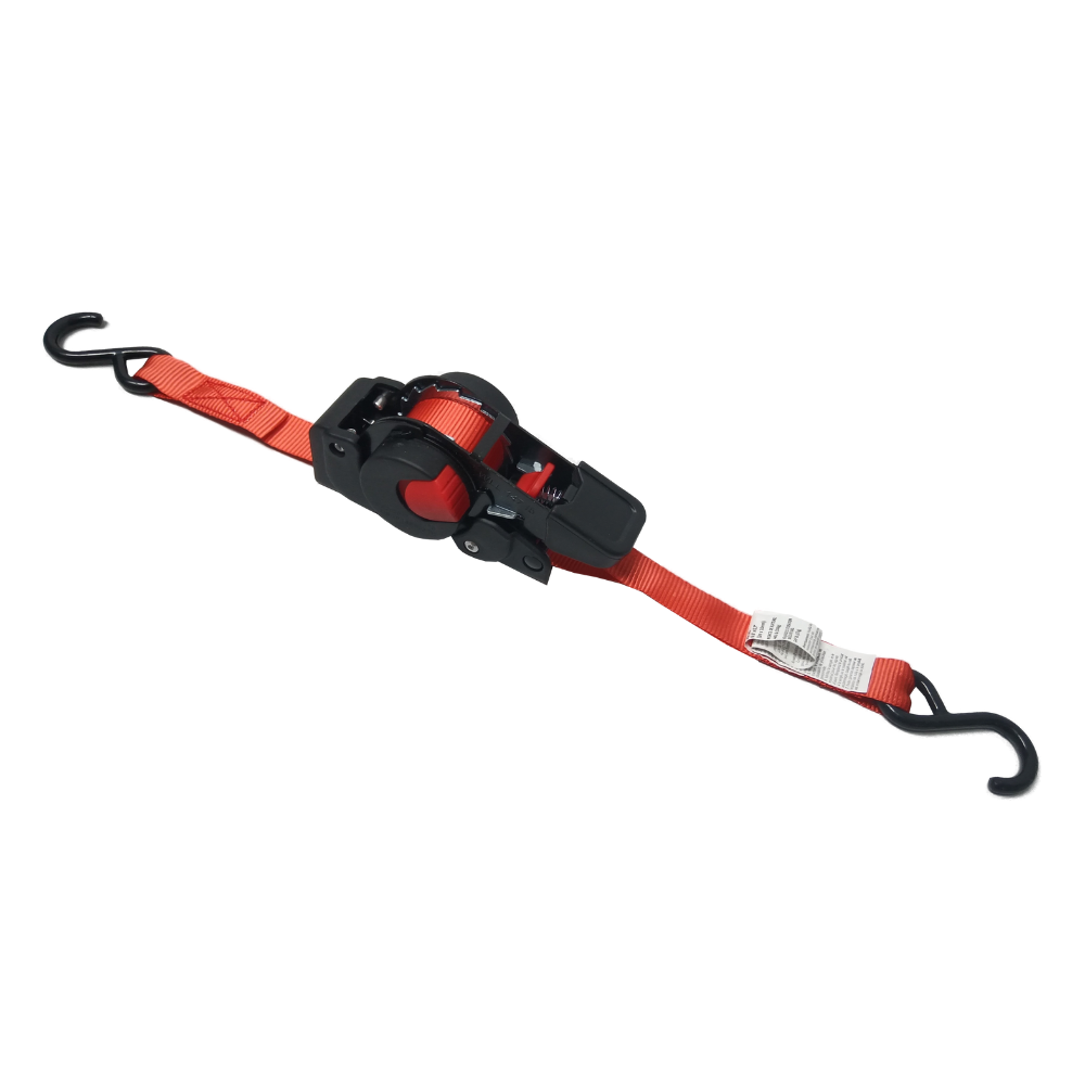 Dureno - Retractable Ratchet Strap - 200 KG Break Strength - 0.7" X 6.6' - AR18S